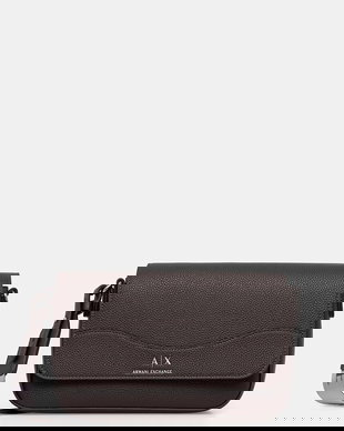 Armani Exchange geantă poștaș pentru femei, cu imitație de piele