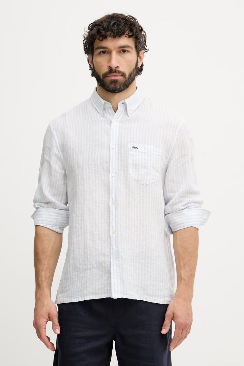 Lacoste Cămașă bărbătească din in
