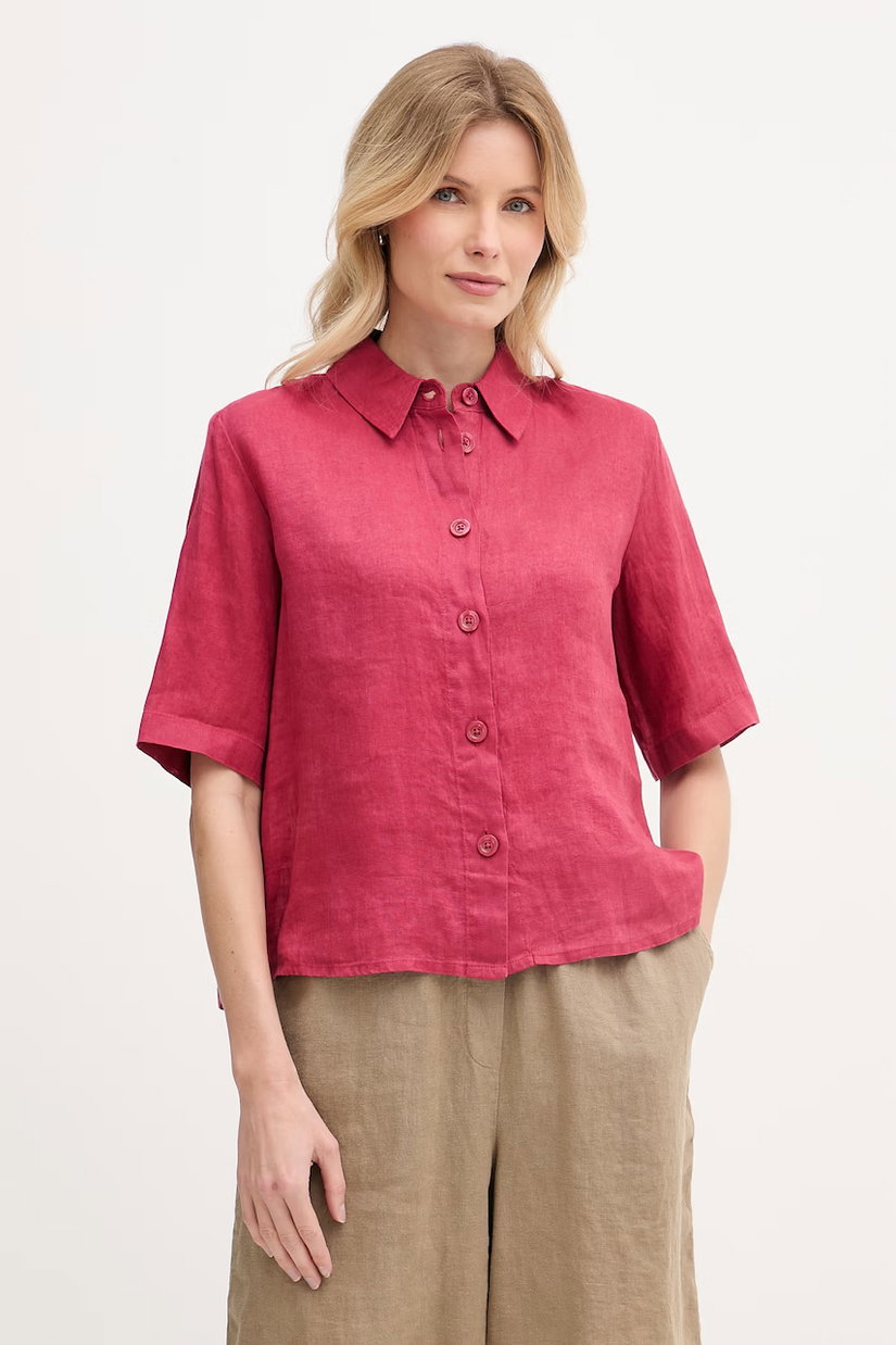 United Colors of Benetton cămașă de damă de in