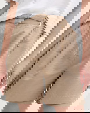 HUGO pantaloni scurți damă din bumbac Henisea-1-W