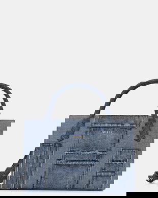 Guess geantă shopper pentru femei, din denim JODI