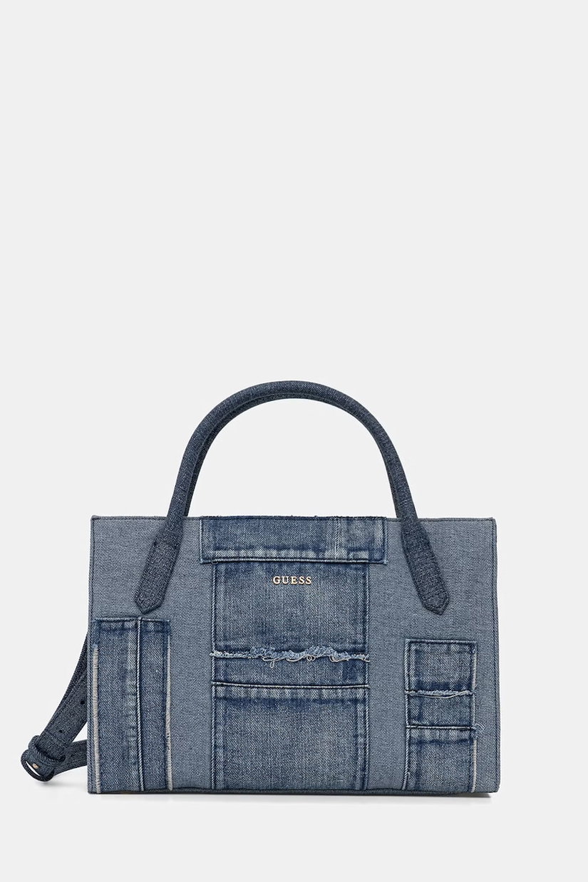 Guess geantă shopper pentru femei, din denim JODI