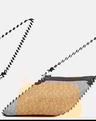 Pollini geantă crossbody pentru femei împletită