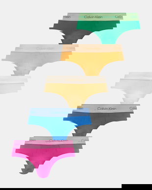 Calvin Klein Underwear slip pentru bărbați, din bumbac cu elastan pachet de 5