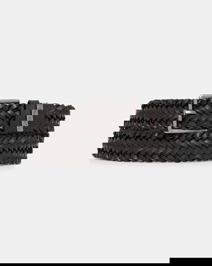 Calvin Klein curea împletită pentru bărbați, din piele