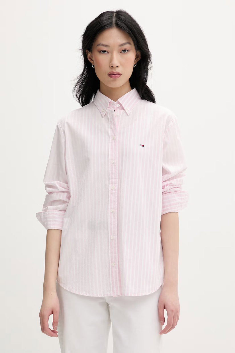 Tommy Jeans cămașă pentru femei, din bumbac