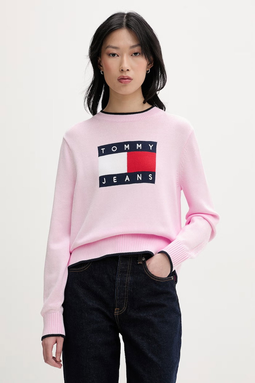 Tommy Jeans pulover pentru femei, din bumbac