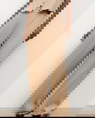 Answear.LAB pantaloni pentru femei, din in