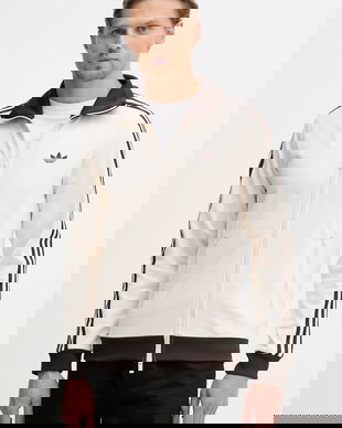 adidas Originals hanorac cu fermoar pentru bărbați, din bumbac