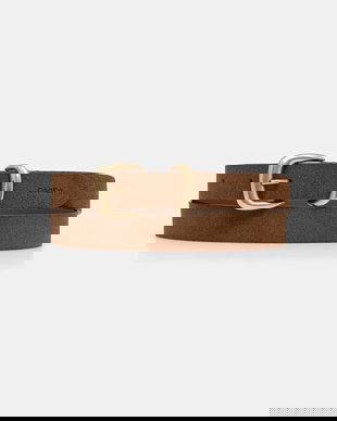 Calvin Klein curea de damă din piele întoarsă