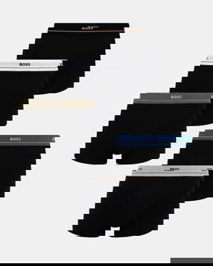 BOSS boxeri bărbați din bumbac cu elastan Trunk 5P Essential pachet de 5