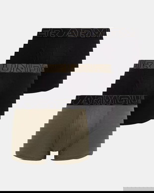 Under Armour boxeri bărbați 83 Perf Cotton 3in pachet de 3