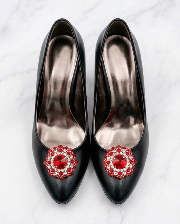 Accesorii pentru pantofi/Încălțăminte- Red Cristal
