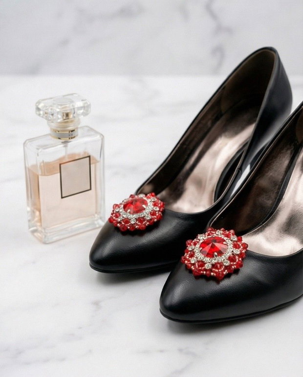 Accesorii pentru pantofi/Încălțăminte- Red Cristal