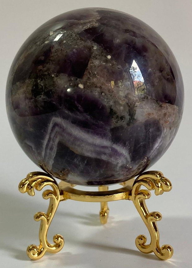 Ametist Dream (Chevron) - Sfera piatra semipretioasa