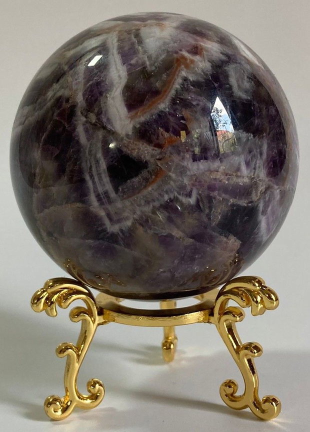 Ametist Dream (Chevron) - Sfera piatra semipretioasa