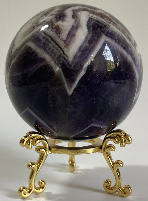Ametist Dream (Chevron) - Sfera piatra semipretioasa