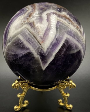 Ametist Dream (Chevron) - Sfera piatra semipretioasa