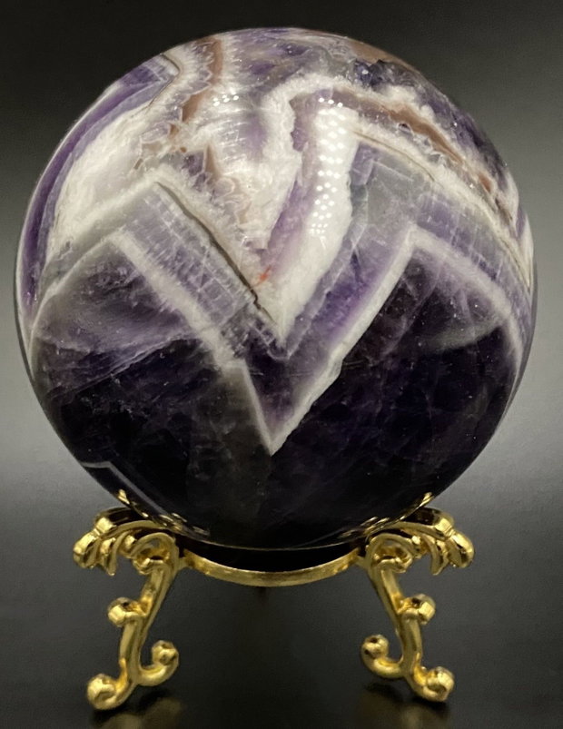 Ametist Dream (Chevron) - Sfera piatra semipretioasa