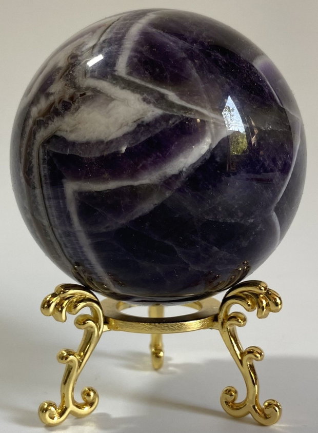 Ametist Dream (Chevron) - Sfera piatra semipretioasa