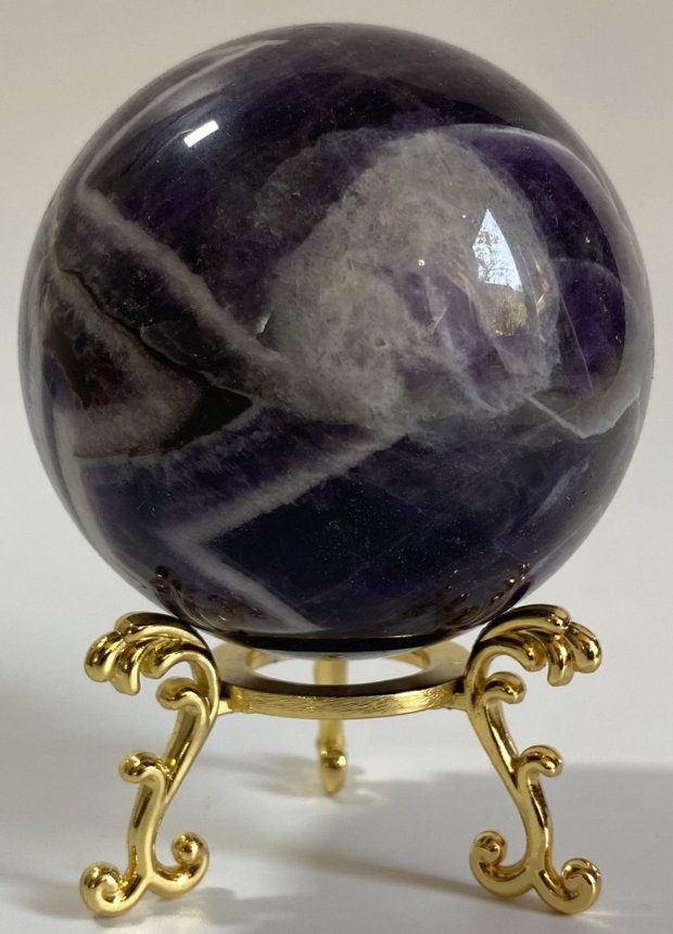 Ametist Dream (Chevron) - Sfera piatra semipretioasa