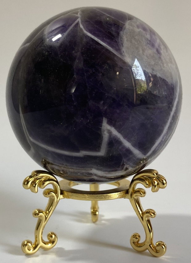 Ametist Dream (Chevron) - Sfera piatra semipretioasa