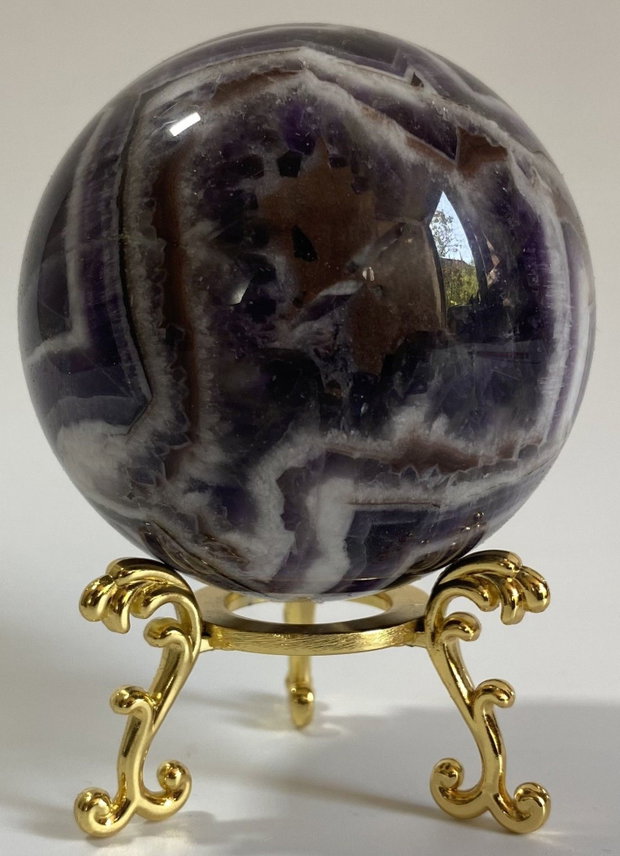 Ametist Dream (Chevron) - Sfera piatra semipretioasa