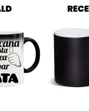 Cană termosensibilă personalizată ,,Din cană asta bea doar tata"