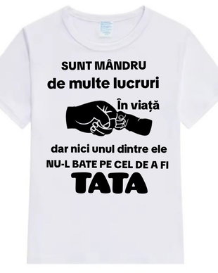 Tricou personalizat ,,Sunt mândru"