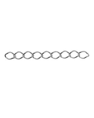 Extensie argint 5 cm, simpla