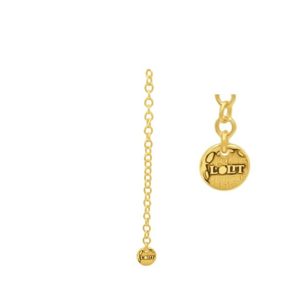 Extensie argint cu banut personalizat cu logo