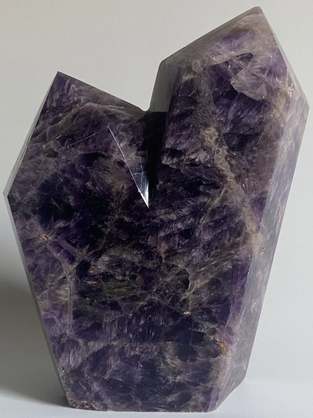 Ametist Dream (Chevron) - Obelisc dublu piatra semipretioasa