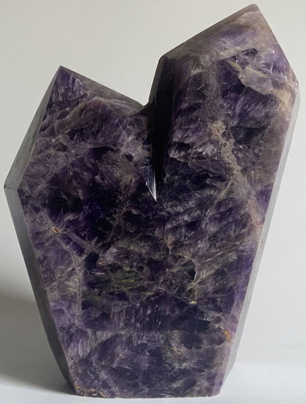 Ametist Dream (Chevron) - Obelisc dublu piatra semipretioasa