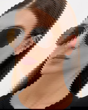 Ray-Ban ochelari de soare AVIATOR LARGE METAL