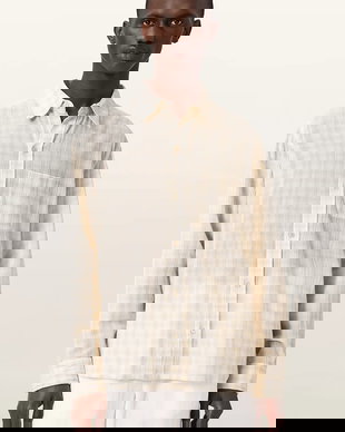 AllSaints cămașă pentru bărbați, din bumbac TOYA