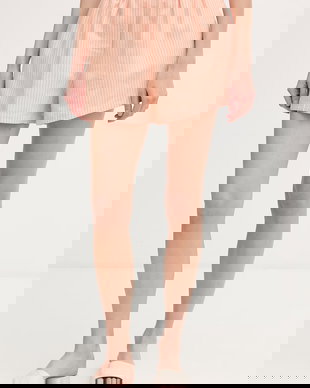 Lacoste pantaloni scurți pentru femei, cu in