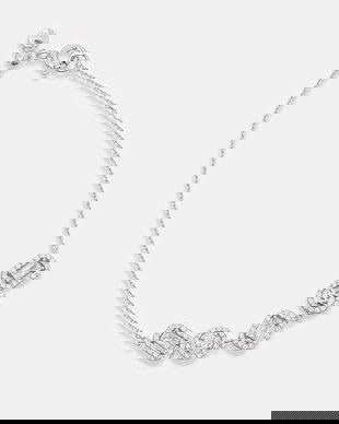 Michael Kors brățară pentru femei, din argint cu zirconiu cubic