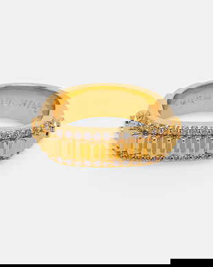 Michael Kors inel pentru femei placat cu aur cu zirconiu cubic