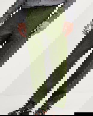 United Colors of Benetton pantaloni bărbați din in