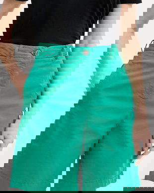 Tommy Hilfiger pantaloni scurți chinos de damă cu bumbac