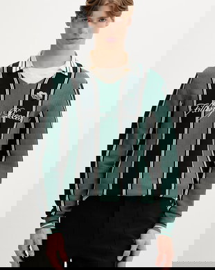 Filling Pieces pulover bărbătesc cu vâscoză Knit Football Jersey