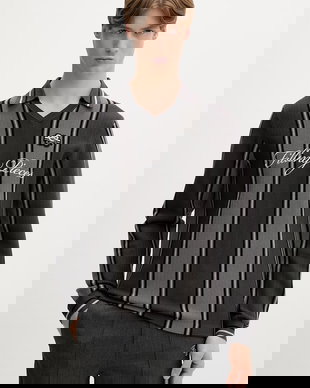 Filling Pieces pulover bărbătesc cu vâscoză Knit Football Jersey