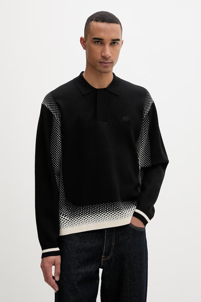 Filling Pieces pulover Knit Shirt Rugby