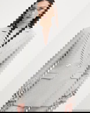 Haveone sacou cu două rânduri de nasturi de damă