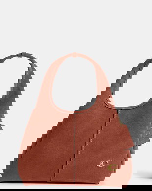 Coach geantă crossbody de damă din piele întoarsă Suade Lana Shoulder Bag 23