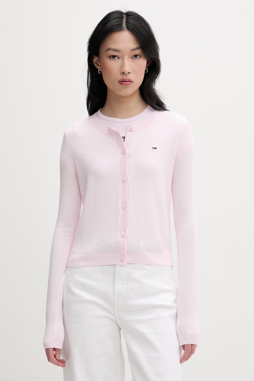 Tommy Jeans cardigan de damă din bumbac