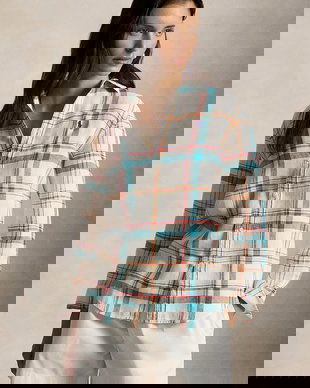 Polo Ralph Lauren cămașă de damă din in