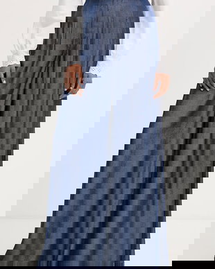 Liu Jo pantaloni wide leg de damă cu vâscoză