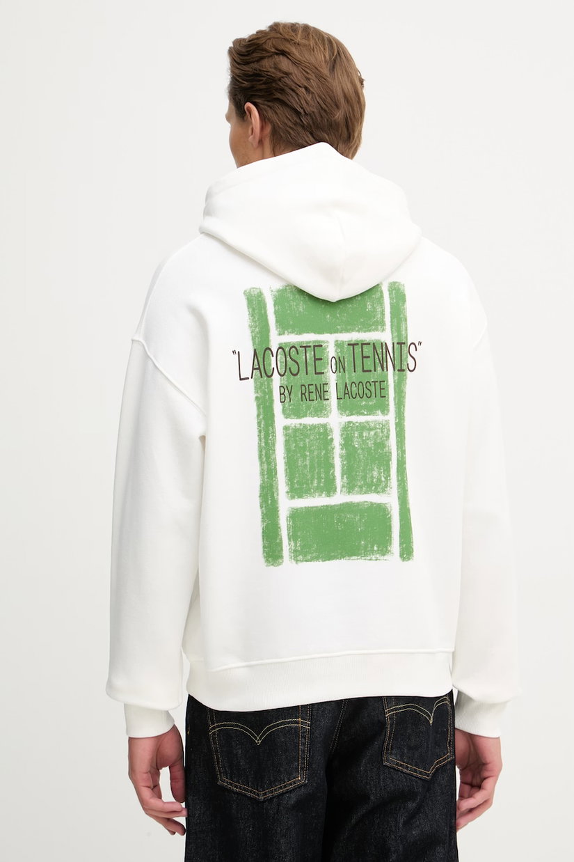 Lacoste hanorac cu glugă bărbătesc din bumbac