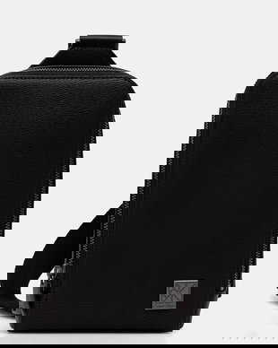 Calvin Klein borsetă de gât pentru bărbați, cu imitație de piele